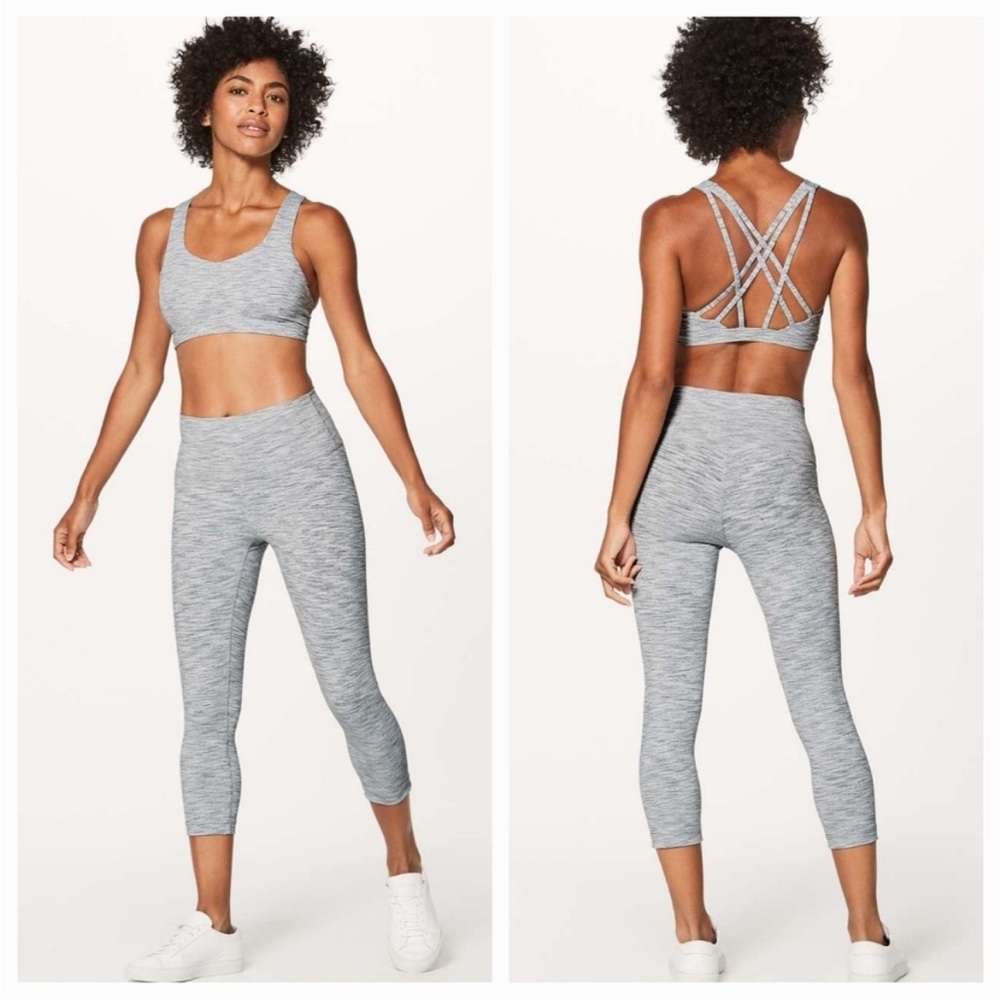 Lululemon Athletica Heathered Gray Leggings Only